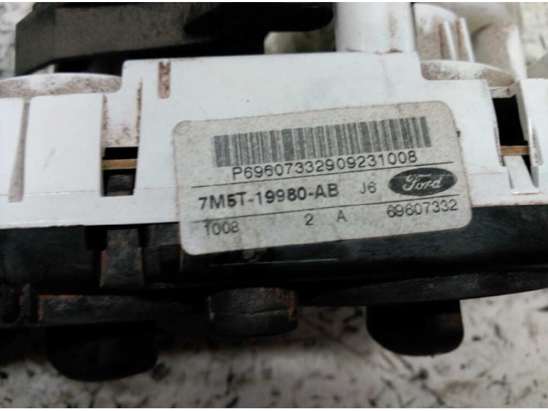 Recambio de mando calefaccion / aire acondicionado para ford focus berlina (cap) ambiente (d) referencia OEM IAM 7M5T19980AB 696