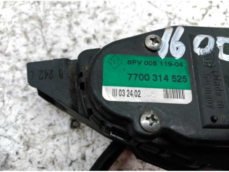 Recambio de potenciometro pedal para opel movano chasis - volquete, medio 3.5t referencia OEM IAM 7700314525  