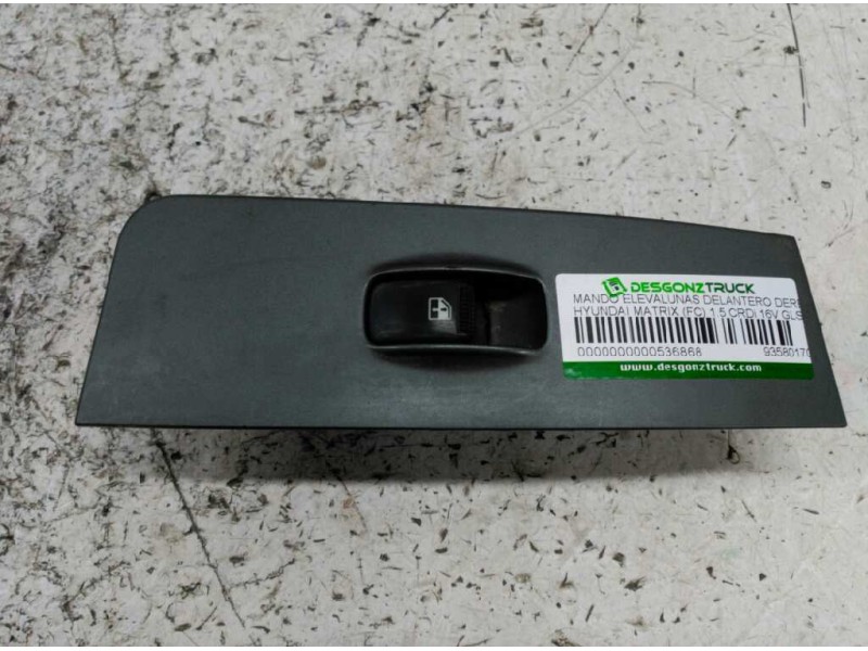 Recambio de mando elevalunas delantero derecho para hyundai matrix (fc) 1.5 crdi gls referencia OEM IAM 9358017000  