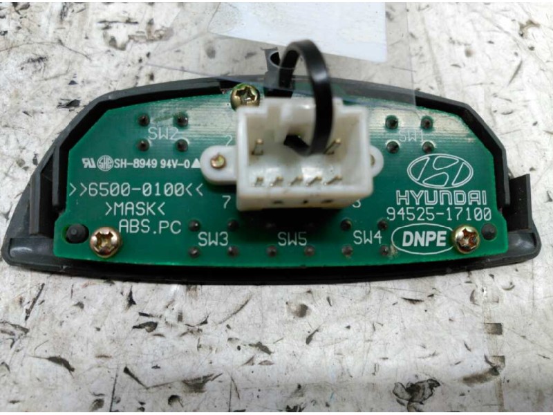 Recambio de modulo electronico para hyundai matrix (fc) 1.5 crdi gls referencia OEM IAM 9540017200 MANDO RELOJ 65000100