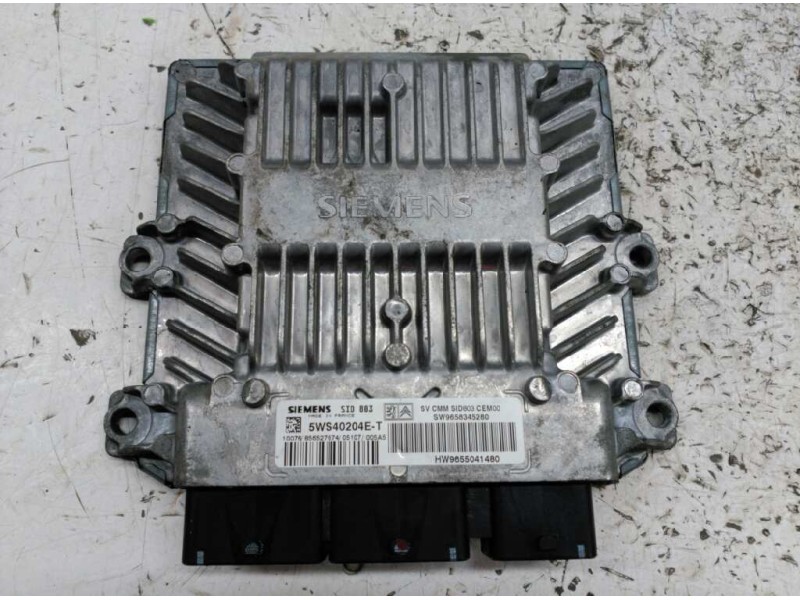 Recambio de centralita motor uce para peugeot 407 sw sport referencia OEM IAM 9658345280 5WS40204E 