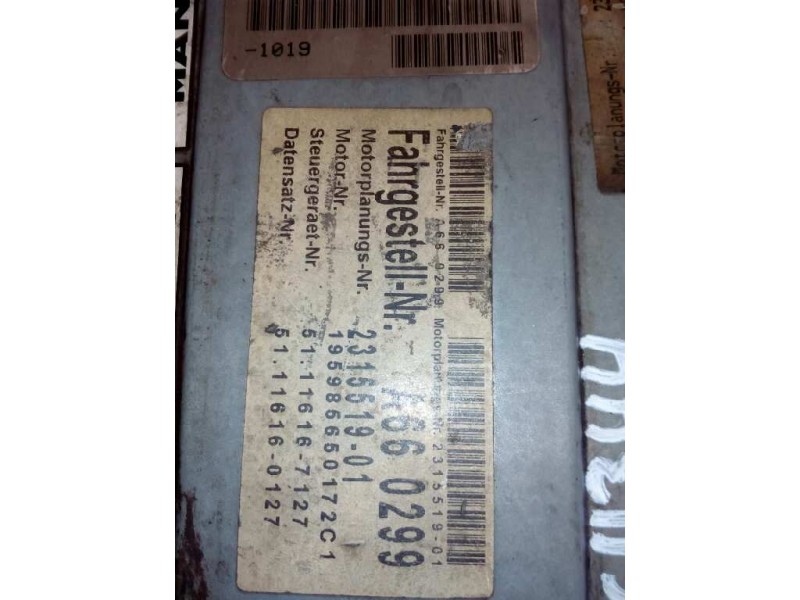 Recambio de modulo electronico para man autobus autobus 14.220 referencia OEM IAM 0281010347 51116167127 CENTRALITA MOTOR