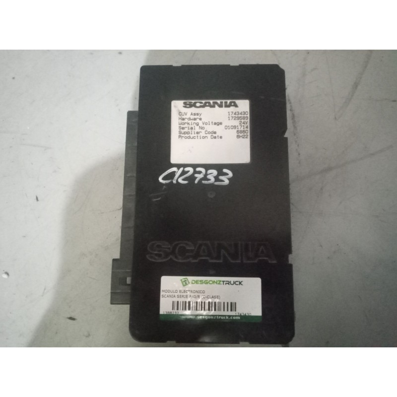 Recambio de modulo electronico para scania serie p/g/r (c-clase) 15.6 diesel referencia OEM IAM 1743430  