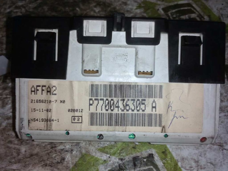 Recambio de modulo electronico para renault mascott ka 150.35/55 base referencia OEM IAM P770043635A 216562107 NS41930641