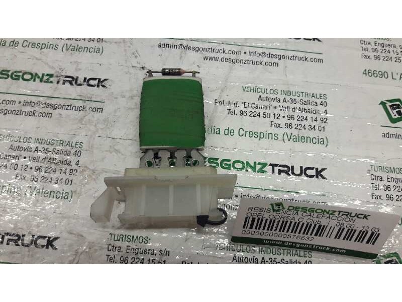 Recambio de resistencia calefaccion para opel corsa c club referencia OEM IAM   