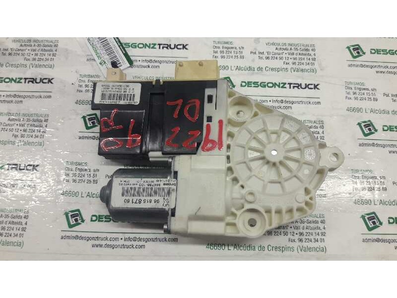 Recambio de motor elevalunas delantero derecho para peugeot 307 berlina (s2) xt referencia OEM IAM 9681587180  