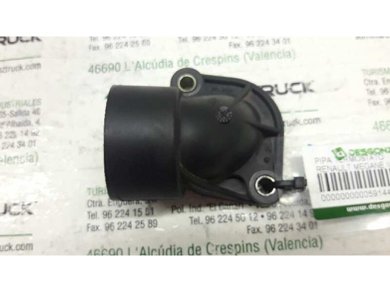 Recambio de pipa termostato para renault megane ii berlina 3p referencia OEM IAM 7700113645  