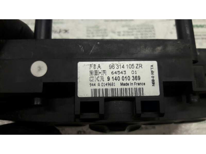 Recambio de mando climatizador para citroen xsara picasso 1.6 básico referencia OEM IAM 96314105ZR 6454301 9140010369