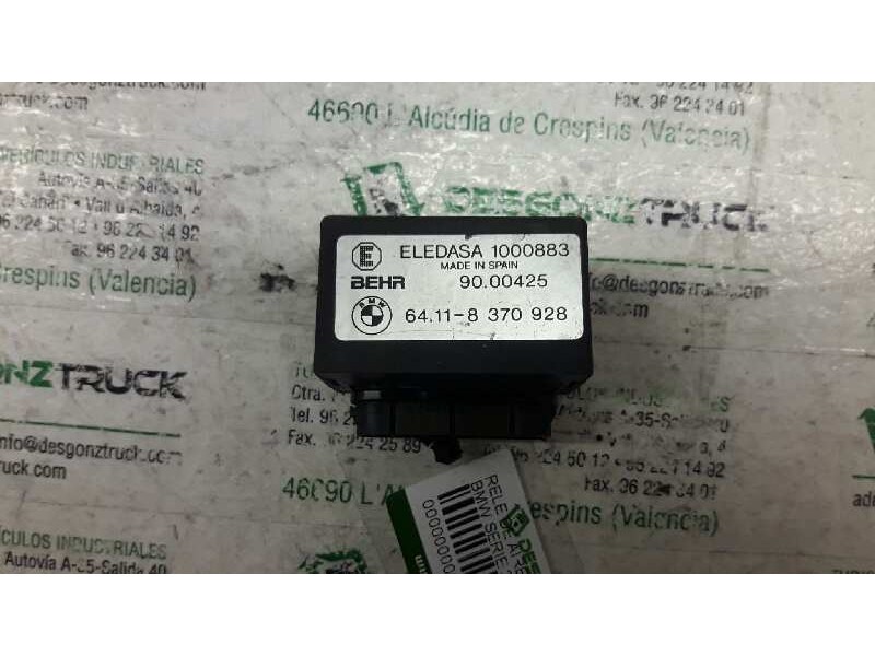 Recambio de rele de aire acondicionado para bmw serie 3 berlina (e46) 320d referencia OEM IAM 8370928  