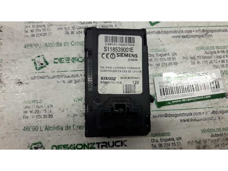 Recambio de conmutador de arranque para renault megane ii berlina 3p confort dynamique referencia OEM IAM 8200074331A  