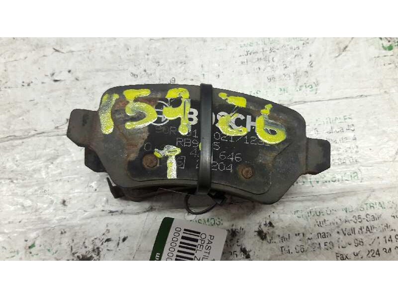 Recambio de pastillas de freno traseras para opel zafira b 1.9 cdti referencia OEM IAM   