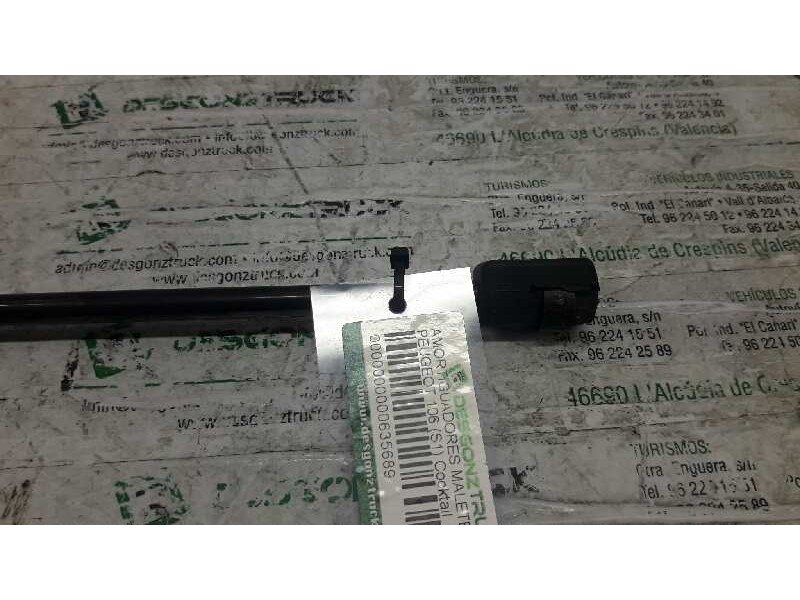 Recambio de amortiguadores maletero / porton para peugeot 106 (s1) cocktail referencia OEM IAM 08610350 350N 