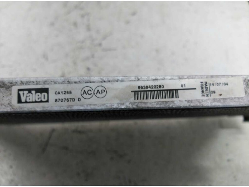 Recambio de condensador / radiador a/a para peugeot 307 (s1) xs referencia OEM IAM 6455GK  