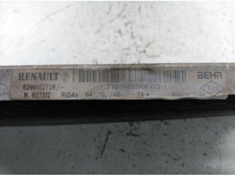 Recambio de condensador / radiador a/a para renault vel satis (bj0) expression referencia OEM IAM 82000152728  