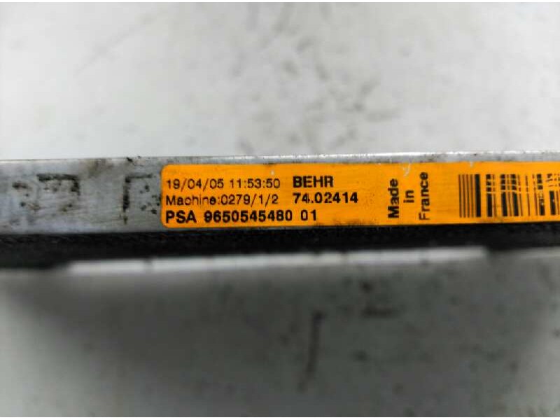 Recambio de condensador / radiador a/a para peugeot 307 (s1) xs referencia OEM IAM 9650545480  