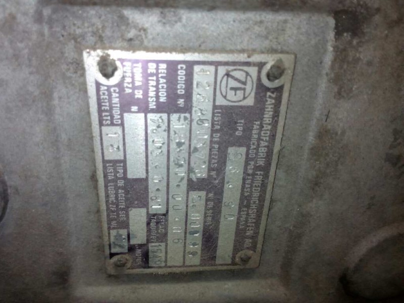 Recambio de caja cambios para pegaso trucks autobus 5231 23 010 referencia OEM IAM S690 1268003726 