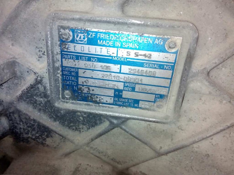 Recambio de caja cambios para nissan trucks l80.09 l80.14 referencia OEM IAM S542 1307050106 