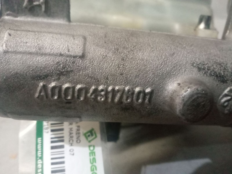 Recambio de bomba freno para riocar march 07 referencia OEM IAM A0004317601  