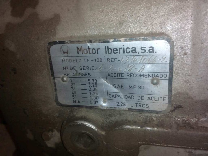 Recambio de caja cambios para nissan trucks l35.08 ...... referencia OEM IAM T5100  