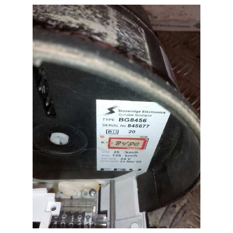 Recambio de tacografo para renault hr 400.18 / 26 premium e2 11.1 diesel referencia OEM IAM BG8456 845677 