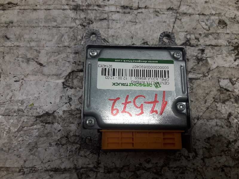 Recambio de centralita airbag para opel agila básico referencia OEM IAM 9214263  