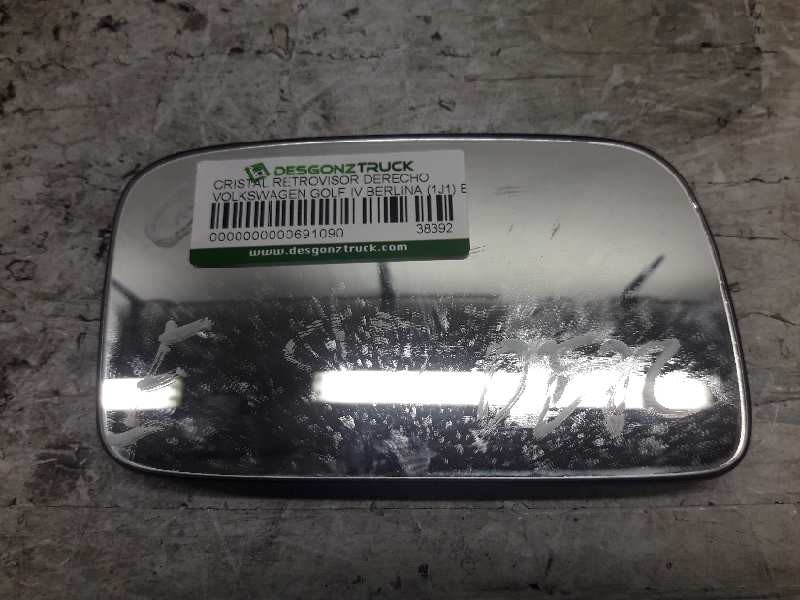 Recambio de cristal retrovisor derecho para volkswagen golf iv berlina (1j1) básico referencia OEM IAM 38392  