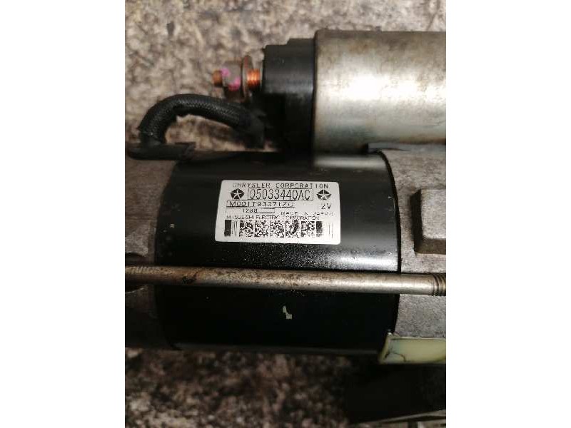 Recambio de motor arranque para dodge caliber s referencia OEM IAM 05033440AC M001T93371ZC 22 DIENTES