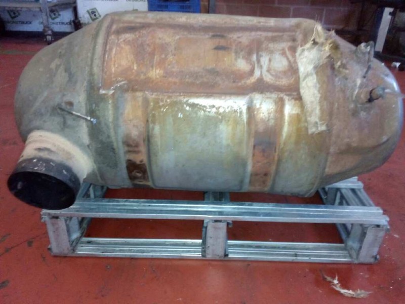 Recambio de silenciador trasero para iveco daily caja cerrada (2006 =>) caja cerrada gran espacio 35c... batalla 3950 referencia