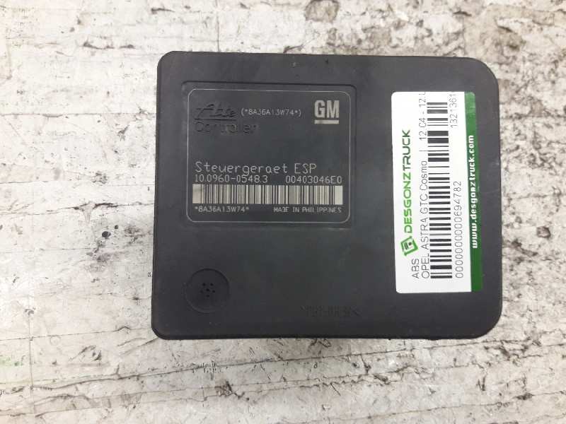Recambio de abs para opel astra gtc cosmo referencia OEM IAM 13213610  