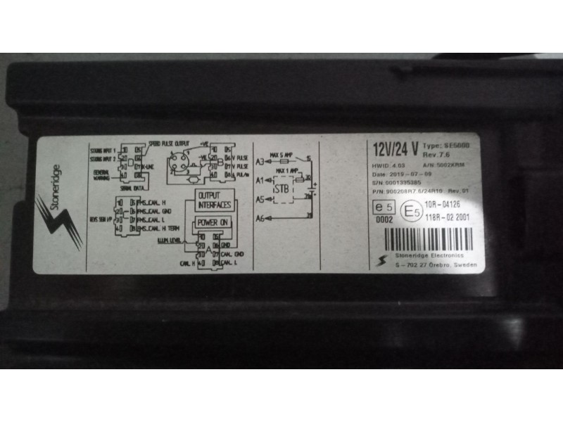 Recambio de tacografo para mercedes-benz oc 500 rf 2542 referencia OEM IAM SE5000  REV7.6