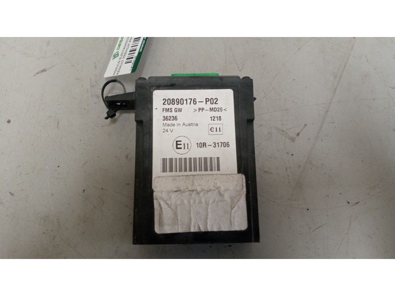 Recambio de modulo electronico para renault premium route 2006 fg 4x2 gv larga distancia referencia OEM IAM 20890176  