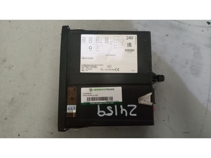 Recambio de tacografo para iveco stralis (as) 11.1 diesel referencia OEM IAM 13811552113003 5802312938 0010094527