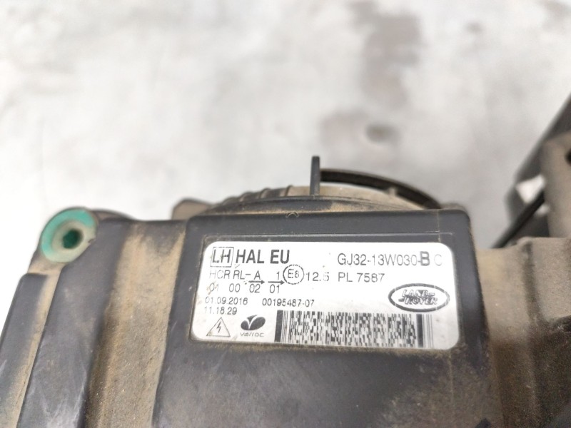 Recambio de faro izquierdo para land rover range rover evoque (l538) 2.0 d referencia OEM IAM 0019548707  