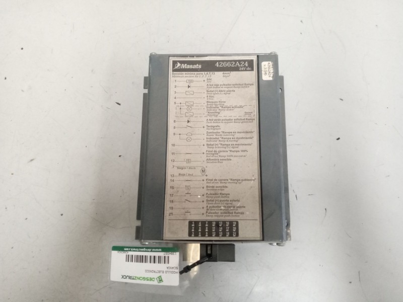 Recambio de modulo electronico para scania n270ub4x2 referencia OEM IAM 42662A24  