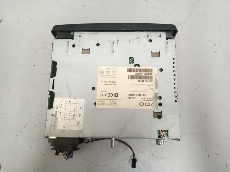 Recambio de sistema audio / radio cd para scania n270ub4x2 referencia OEM IAM VDTR03420007702  903916500028