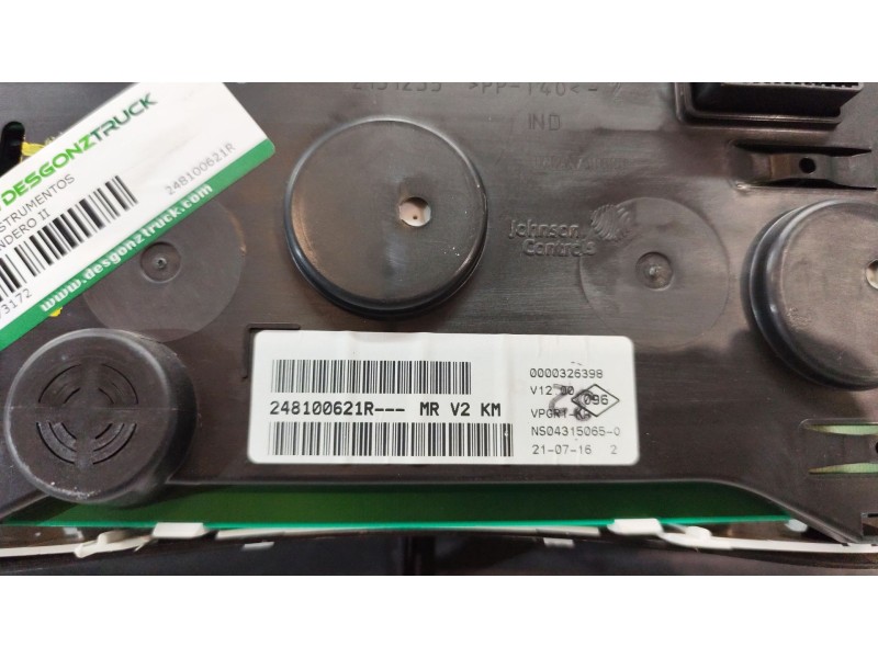 Recambio de cuadro instrumentos para dacia sandero ii 1.2 referencia OEM IAM 248100621R  
