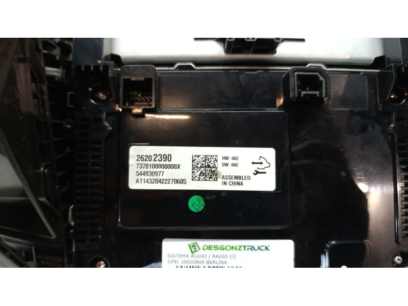 Recambio de sistema audio / radio cd para opel insignia berlina expression referencia OEM IAM 26202390  