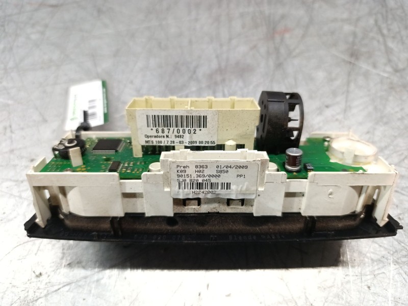 Recambio de mando calefaccion / aire acondicionado para skoda fabia (5j2 ) active referencia OEM IAM H2242002  