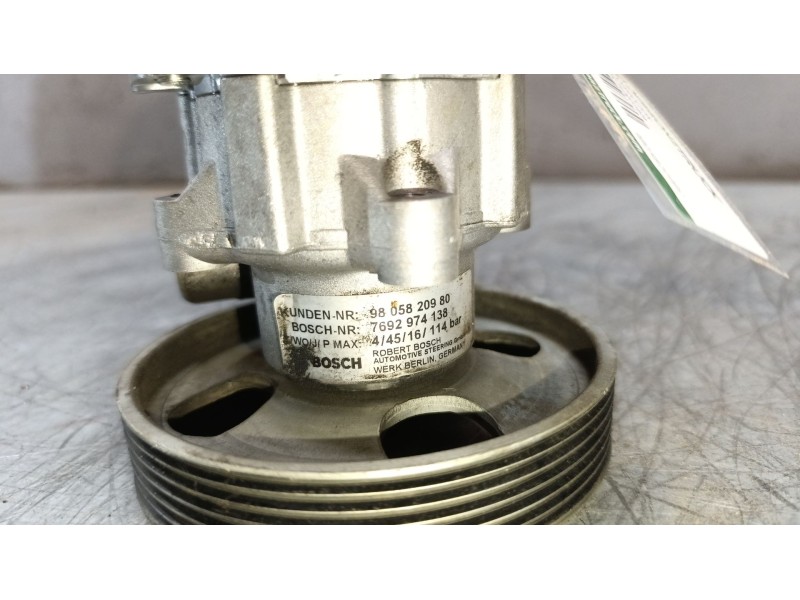 Recambio de bomba servodireccion para peugeot boxer furgoneta 2.0 bluehdi 130 referencia OEM IAM 9805820980  