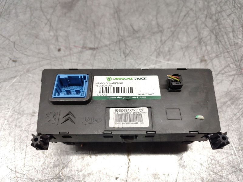 Recambio de mando climatizador para peugeot 308 confort referencia OEM IAM 96850724XT  