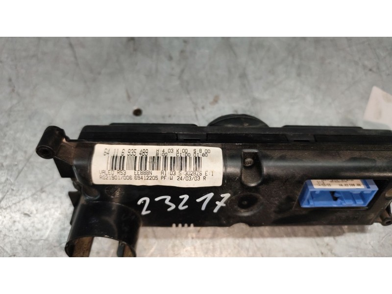 Recambio de mando calefaccion / aire acondicionado para mini cooper s referencia OEM IAM 64116935489  