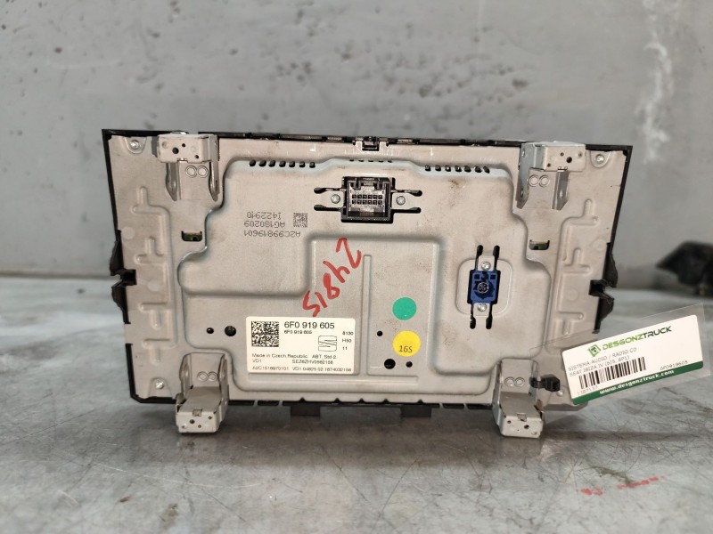 Recambio de sistema audio / radio cd para seat ibiza iv (6j5, 6p1) 2.0 referencia OEM IAM 6F0919605  