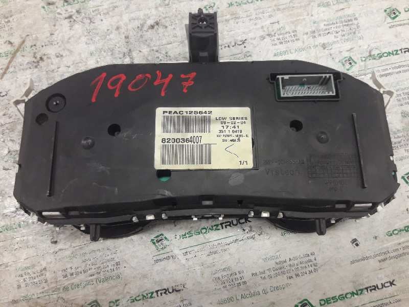 Recambio de cuadro instrumentos para renault megane ii classic berlina 1.5 dci diesel referencia OEM IAM 8200364007  