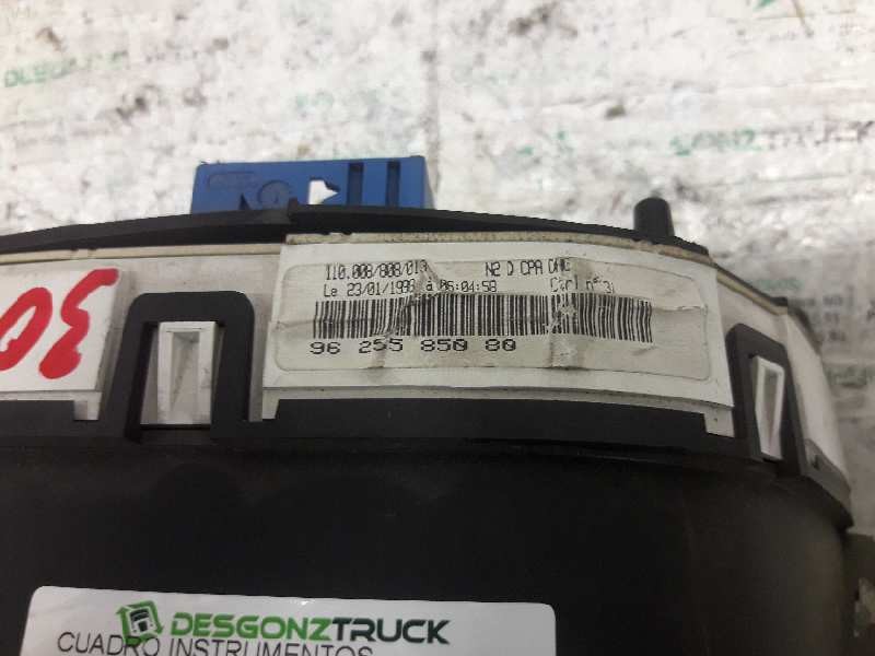 Recambio de cuadro instrumentos para peugeot 306 berlina 3/5 puertas (s1) 1.9 diesel referencia OEM IAM 9625585080  