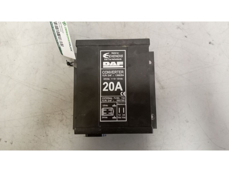 Recambio de modulo electronico para daf serie xf105.xxx 12.9 diesel referencia OEM IAM 1368354  CONVERTIDOR 24V/12V