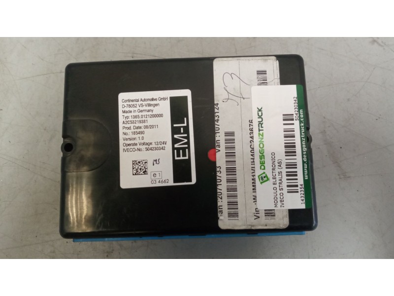 Recambio de modulo electronico para iveco stralis (as) 12.9 diesel referencia OEM IAM 504230342  