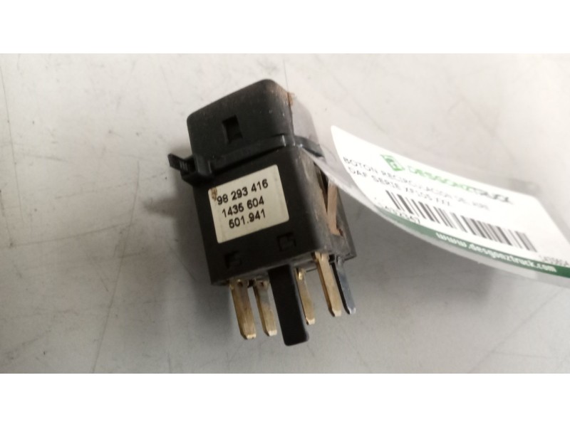 Recambio de boton recirculacion del aire para daf serie xf105.xxx 12.9 diesel referencia OEM IAM 1435604  