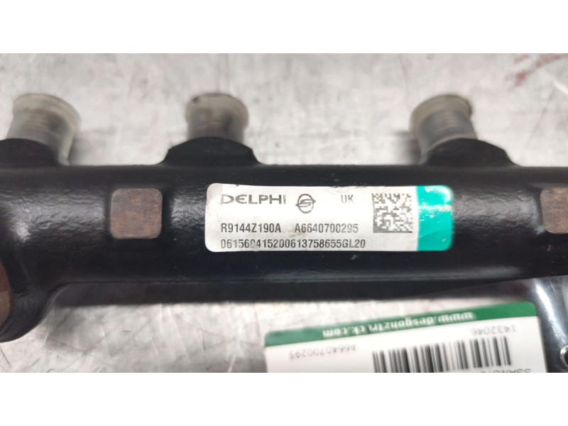 Recambio de rampa inyectora para ssangyong actyon 200 xdi referencia OEM IAM A6640700295  