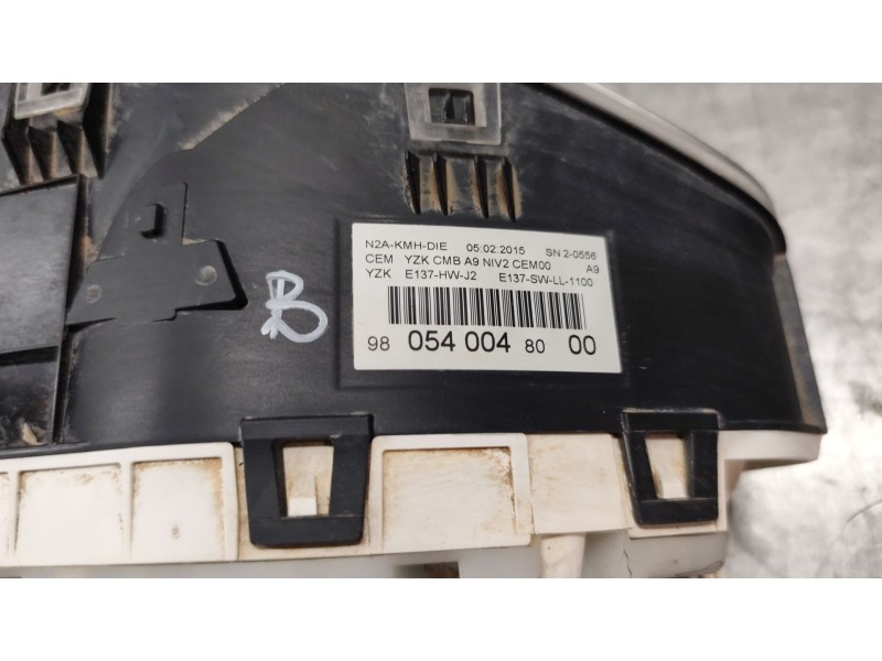 Recambio de cuadro instrumentos para peugeot 208 i (ca_, cc_) 1.6 hdi referencia OEM IAM 9805400480  