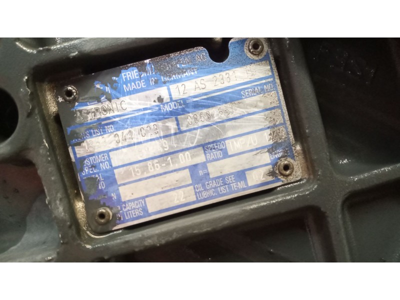 Recambio de caja cambios para iveco stralis (as) 12.9 diesel referencia OEM IAM 12as2331td 41289449 1353041023